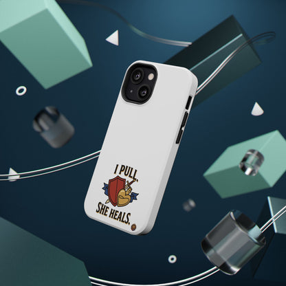 Phone Case — 'I Pull. She Heals.' Heavy-Duty Impact-Resistant Phone Case