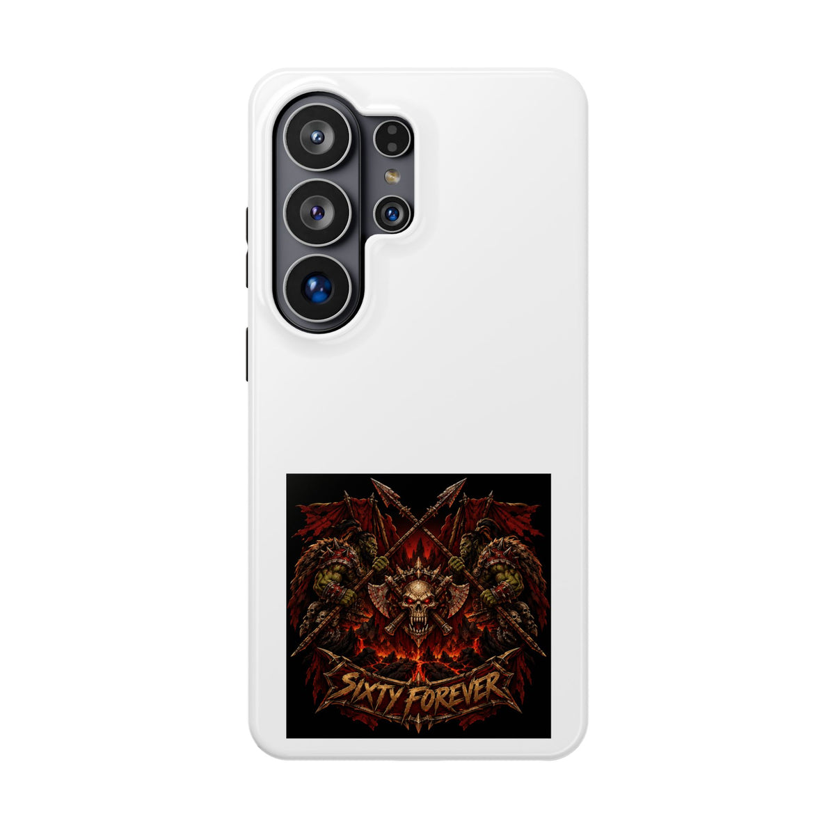 Sixty Forever – Skull & Axes – Phone Case