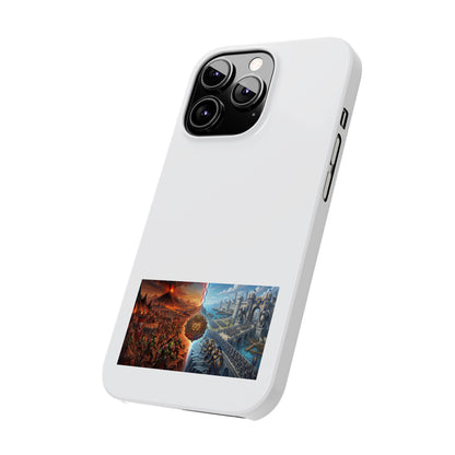 Viking Warrior Slim Phone Case — Norse Saga Art