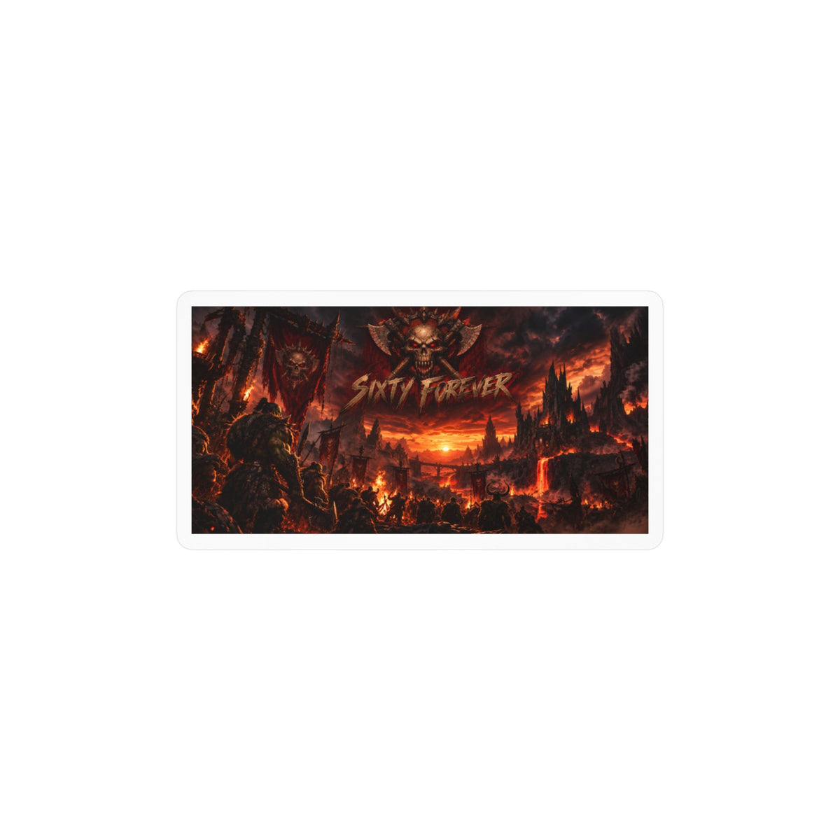 Sixty Forever – Lava Fields – Poster Decal
