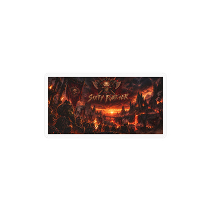 Sixty Forever – Lava Fields – Poster Decal