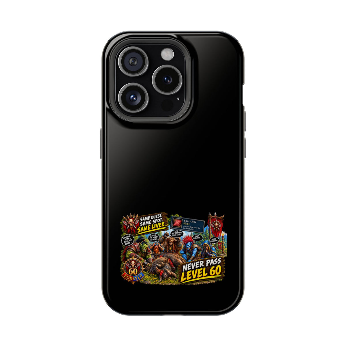 Phone Case — 'Same Quest, Same Spot' Heavy-Duty Impact-Resistant Phone Case