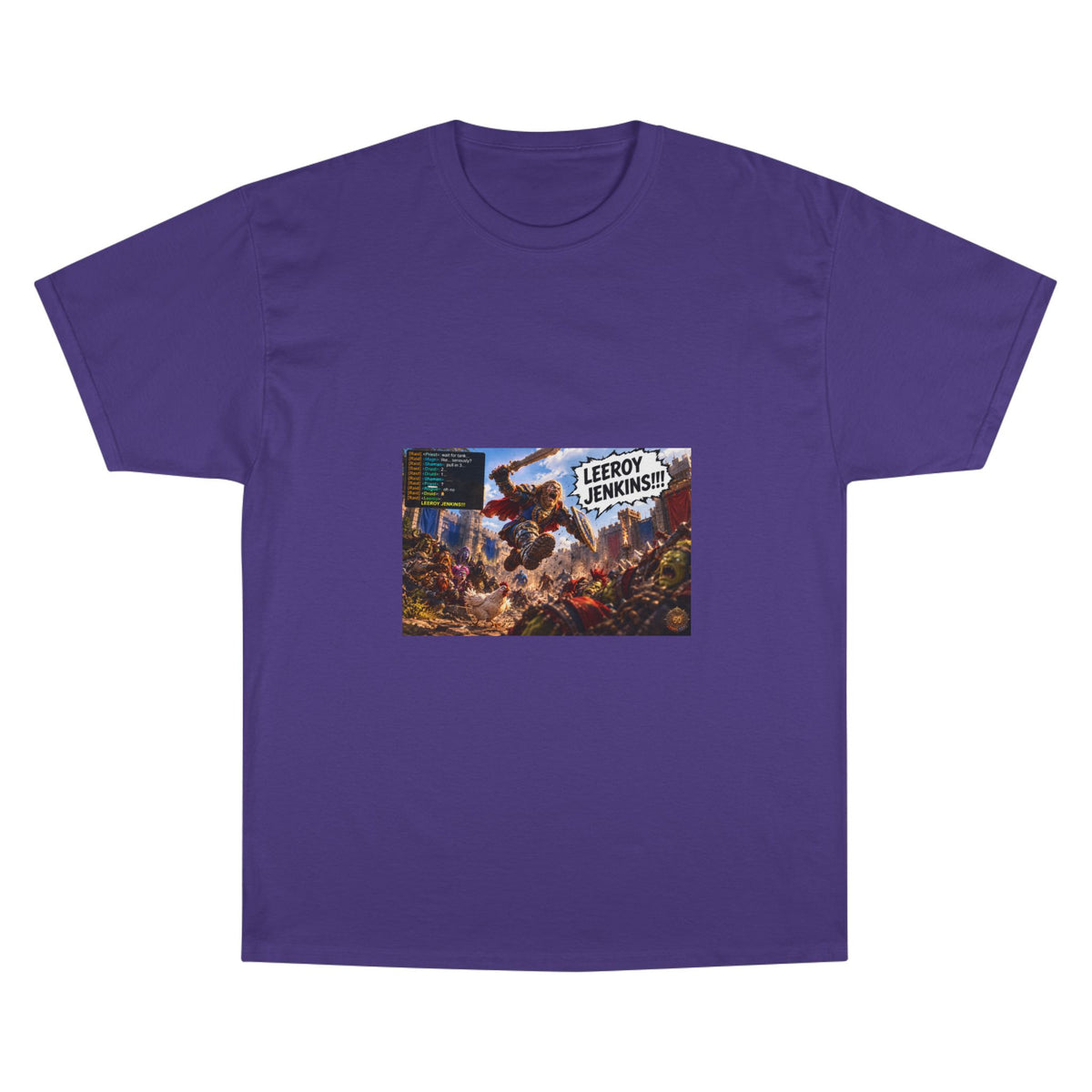 Leroy Jenkins Battle Meme T-Shirt