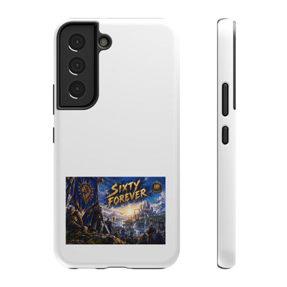 Sixty Forever – Blue Banner – Phone Case