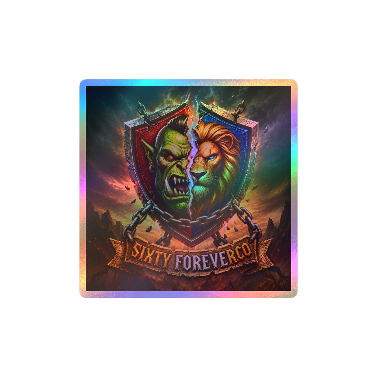 Pick Your Side – Split Shield – Sticker