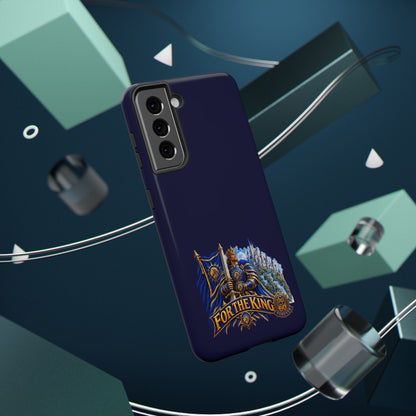 Phone Case — 'For The King' Banner Heavy-Duty Impact-Resistant Phone Case