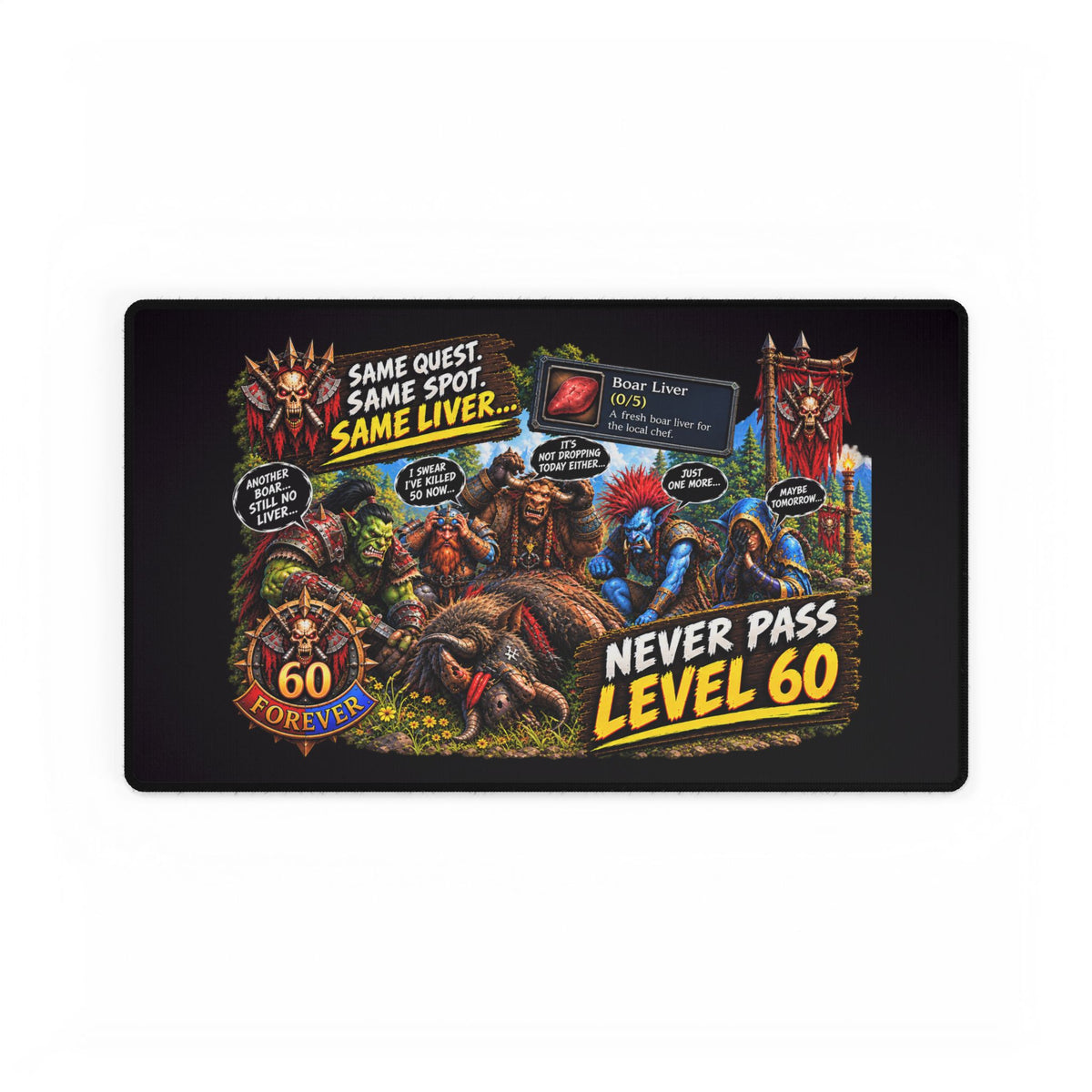 Same Same Same Level 60 – Desk Mat
