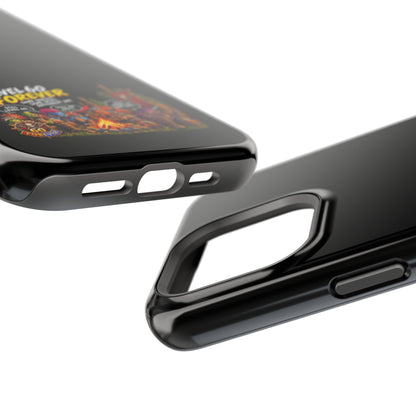 Phone Case — 'Level 60 Forever Campfire' Heavy-Duty Impact-Resistant Phone Case