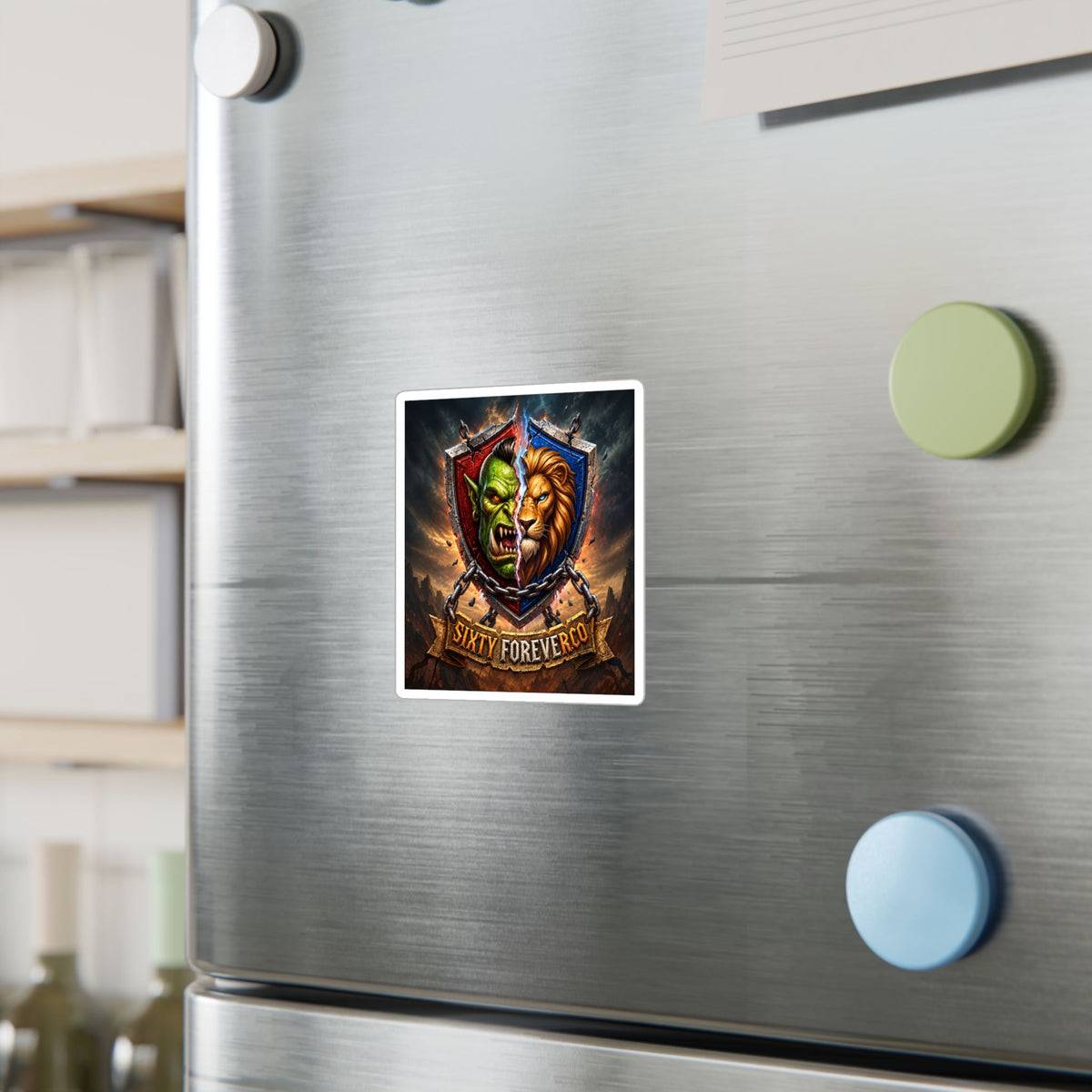 Pick Your Side – Split Shield – Sticker