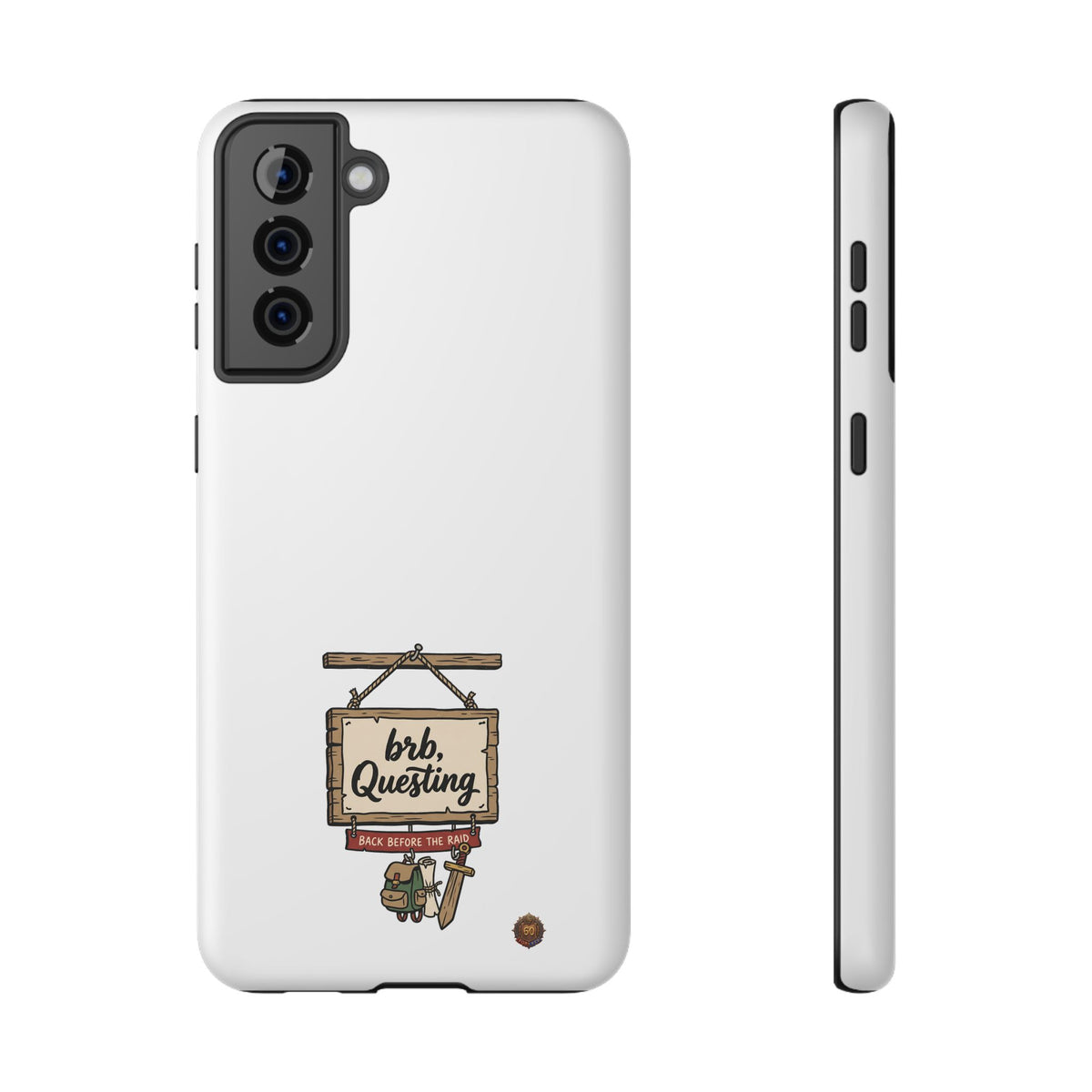 brb, Questing – Phone Case