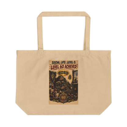 Level 60 Achieved (Blue) – Tote Bag