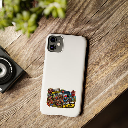 Level 60 Gamer Collage Slim Phone Case