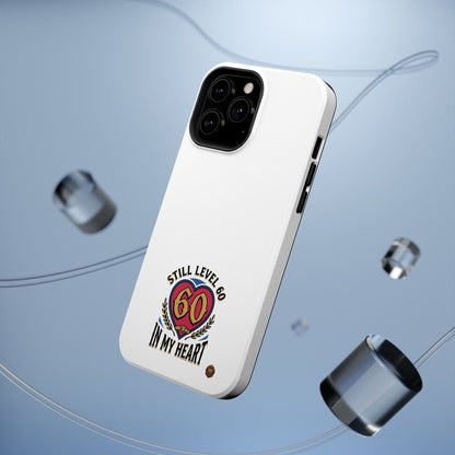 Phone Case — 'Still Level 60 In My Heart' Heavy-Duty Impact-Resistant Phone Case