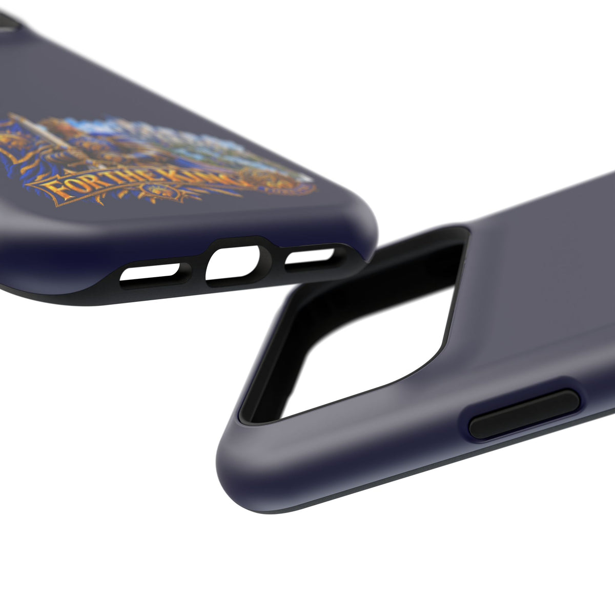 Phone Case — 'For The King' Banner Heavy-Duty Impact-Resistant Phone Case