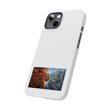 Viking Warrior Slim Phone Case — Norse Saga Art