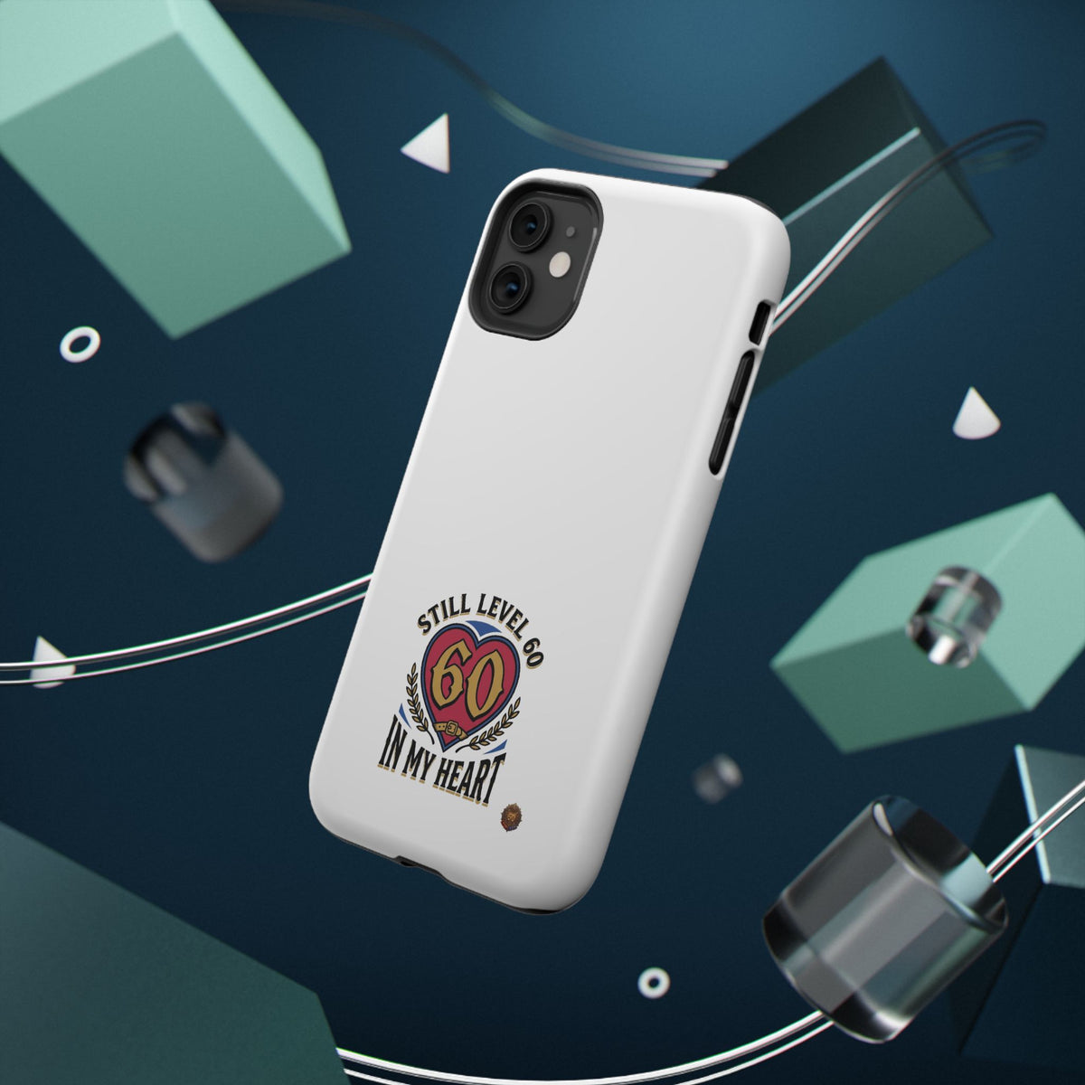 Phone Case — 'Still Level 60 In My Heart' Heavy-Duty Impact-Resistant Phone Case