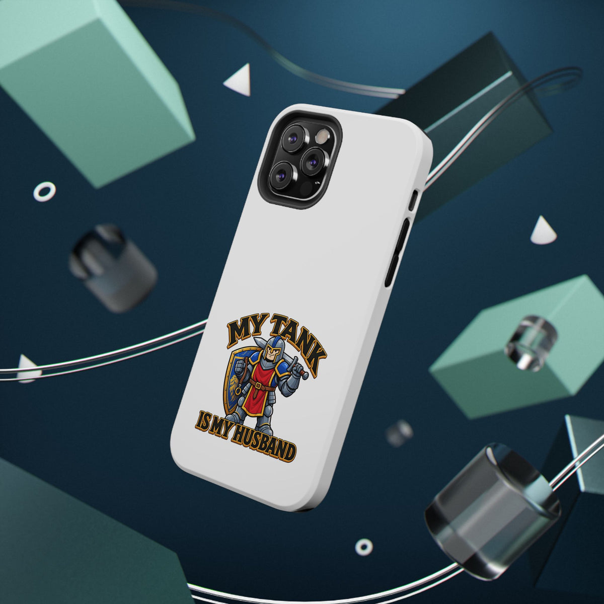 Phone Case — 'My Tank Is My Husband' Heavy-Duty Impact-Resistant Phone Case
