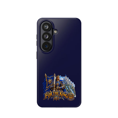 Phone Case — 'For The King' Banner Heavy-Duty Impact-Resistant Phone Case