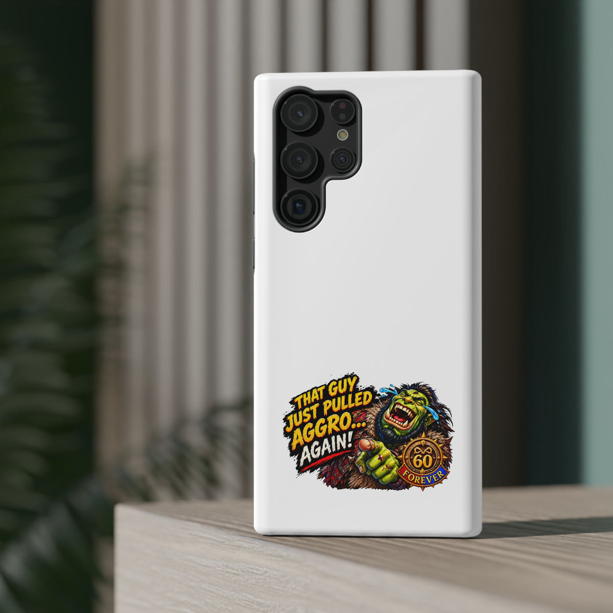 Phone Case — 'That Guy Just Pulled Aggro… Again' Heavy-Duty Impact-Resistant Phone Case