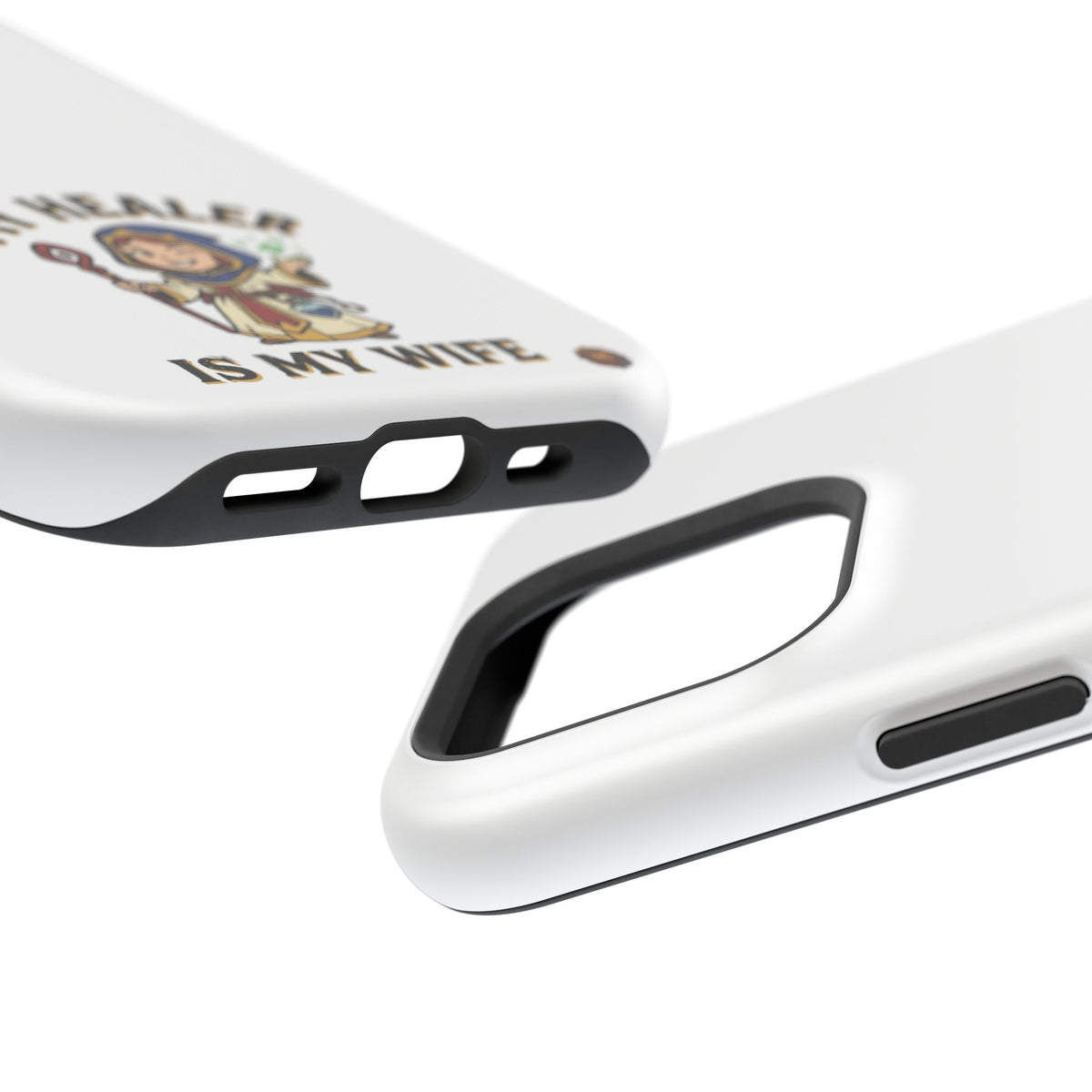 Phone Case — 'My Healer Is My Wife' Heavy-Duty Impact-Resistant Phone Case