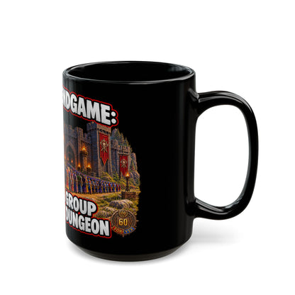 The Real Endgame: Finding a Group – Black Mug (11oz & 15oz)