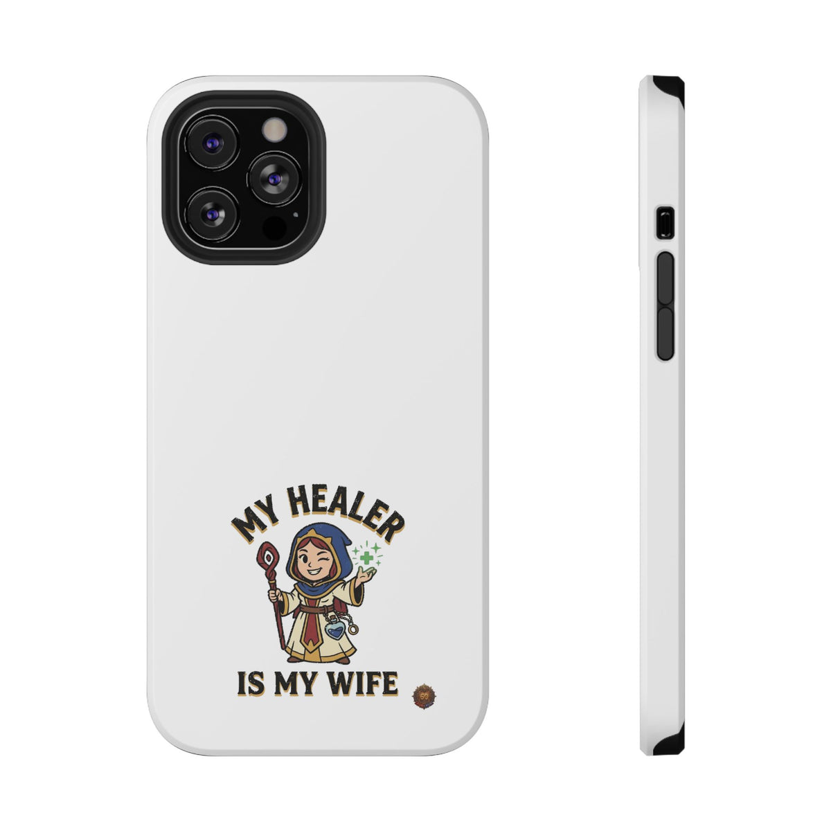 Phone Case — 'My Healer Is My Wife' Heavy-Duty Impact-Resistant Phone Case