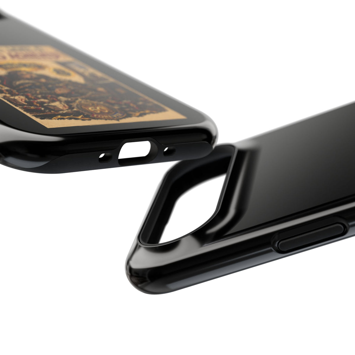 Phone Case — 'Social Life: Level 0 — Level 60 Achieved (Lion Banner)' Heavy-Duty Impact-Resistant Phone Case