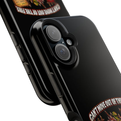 Phone Case — 'Can't Move Out of the Fire, It Would Lower My DPS' Heavy-Duty Impact-Resistant Phone Case