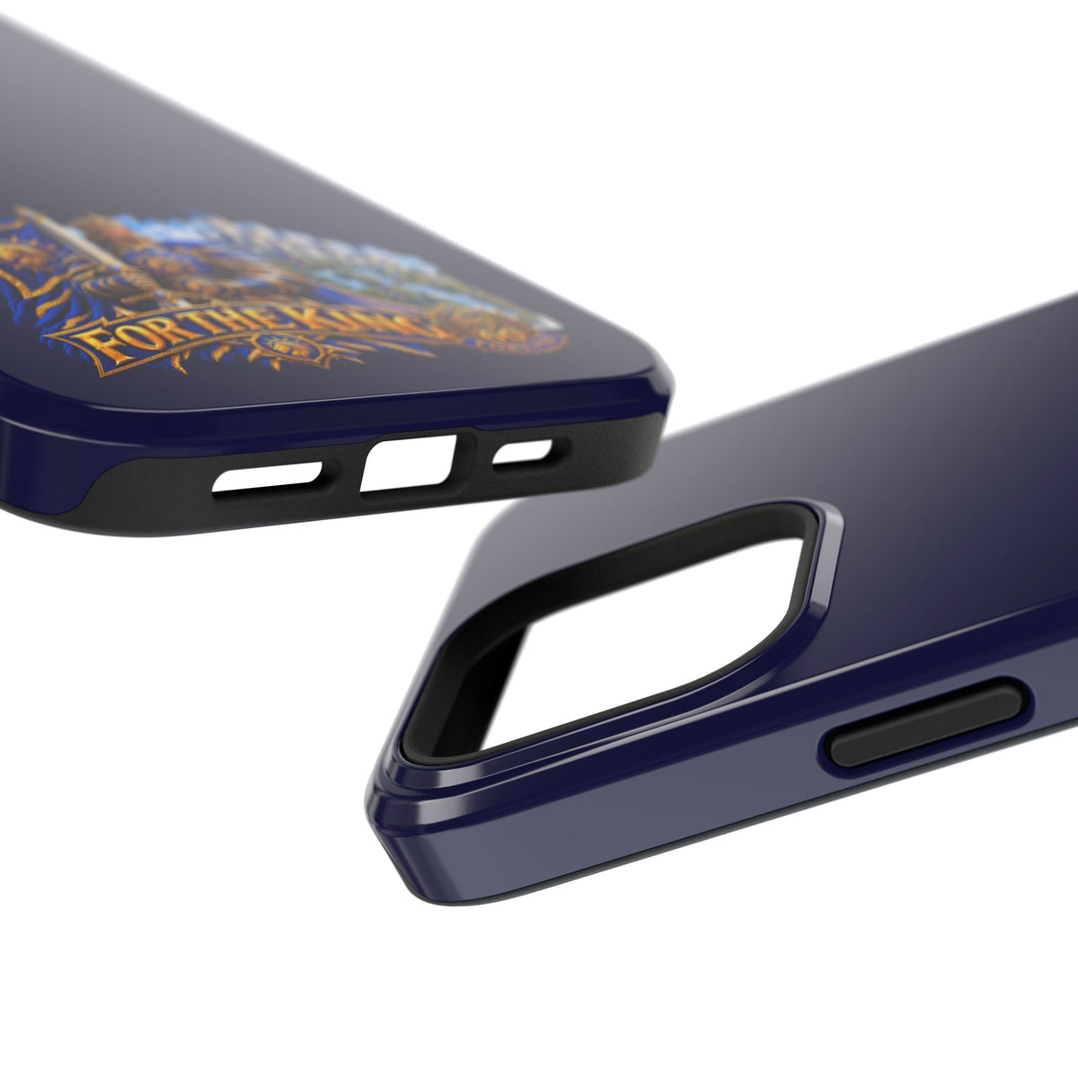 Phone Case — 'For The King' Banner Heavy-Duty Impact-Resistant Phone Case