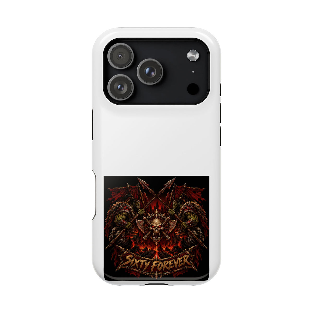 Sixty Forever – Skull & Axes – Phone Case