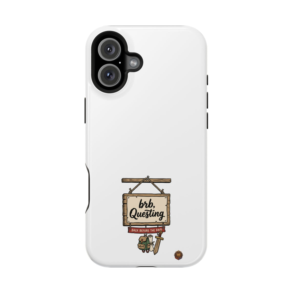 brb, Questing – Phone Case