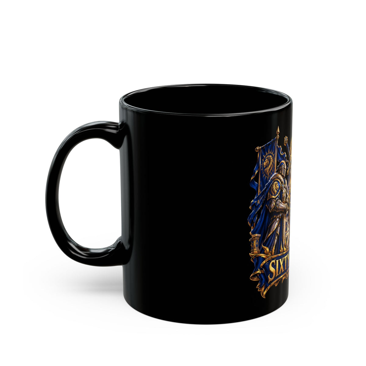 Sixty Forever Lion Knights – Black Mug (11oz & 15oz)