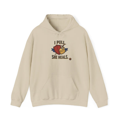 I Pull. She Heals. – Hoodie