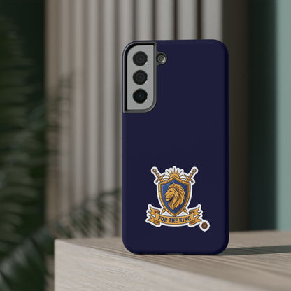 Phone Case — 'For The King Crest' Heavy-Duty Impact-Resistant Phone Case