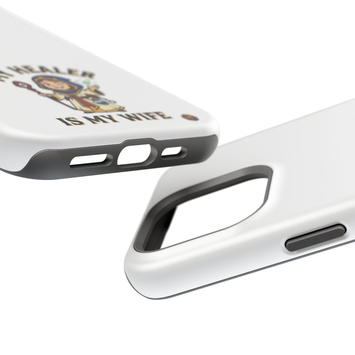 Phone Case — 'My Healer Is My Wife' Heavy-Duty Impact-Resistant Phone Case
