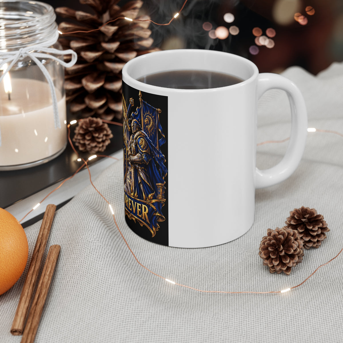 Sixty Forever Lion Knights – White Mug (11oz)