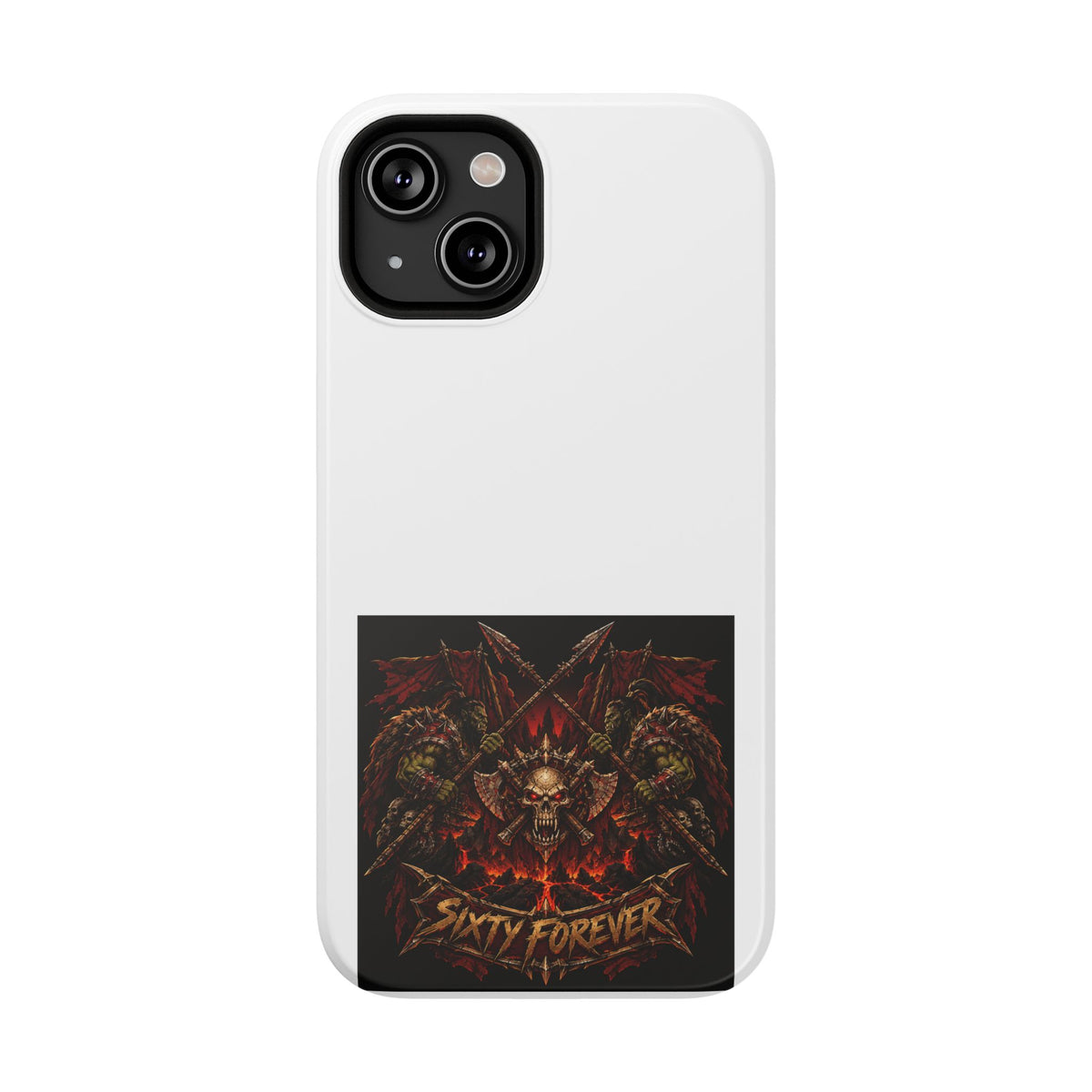 Sixty Forever – Skull & Axes – Phone Case