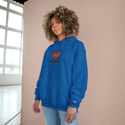 60th Birthday Hoodie - "Still 60 In My Heart" Champion-Style Pullover