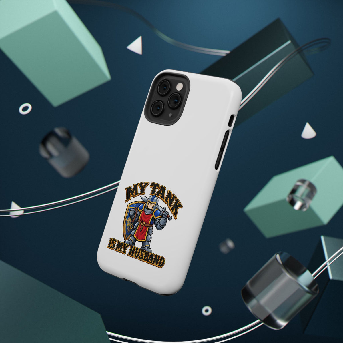 Phone Case — 'My Tank Is My Husband' Heavy-Duty Impact-Resistant Phone Case