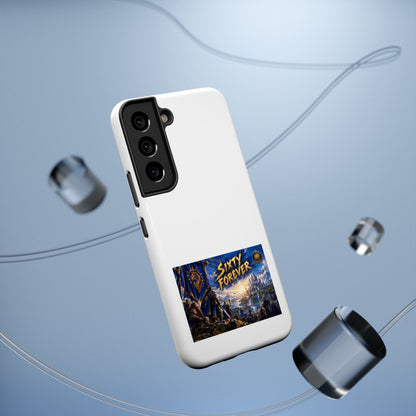 Sixty Forever – Blue Banner – Phone Case