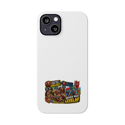 Level 60 Gamer Collage Slim Phone Case