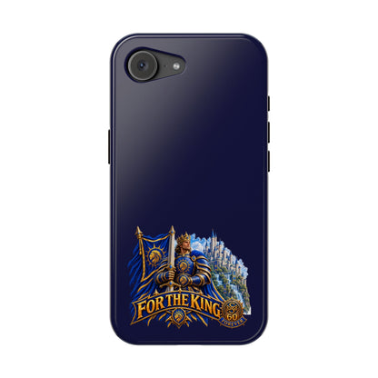 Phone Case — 'For The King' Banner Heavy-Duty Impact-Resistant Phone Case