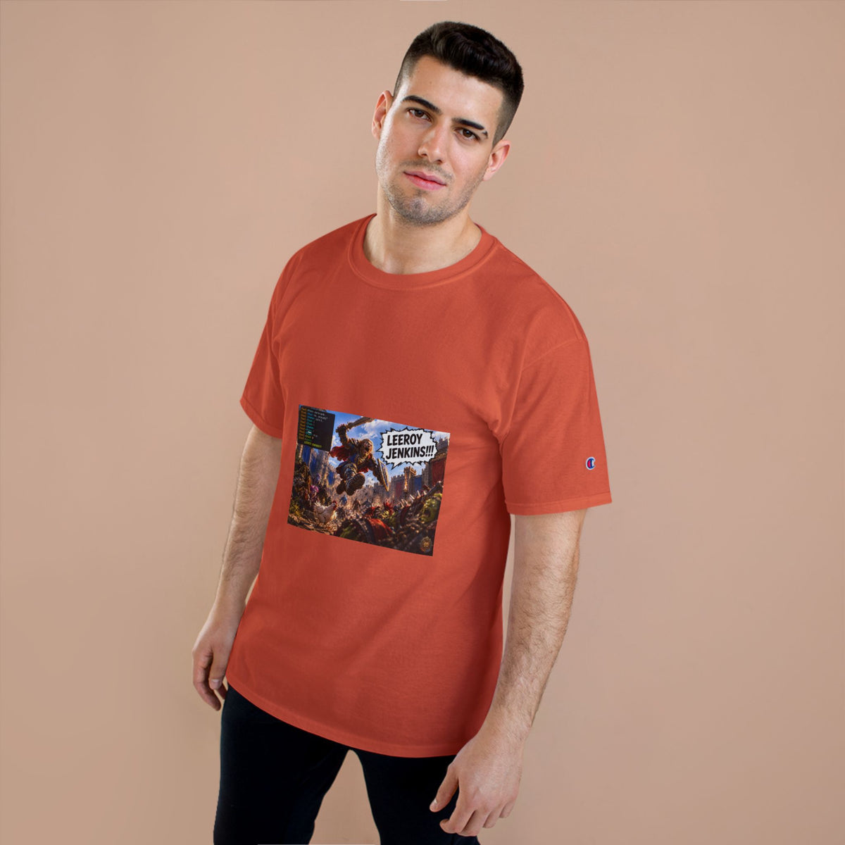 Leroy Jenkins Battle Meme T-Shirt