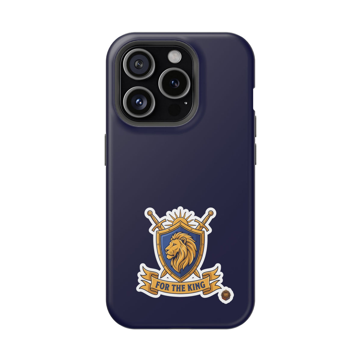 Phone Case — 'For The King Crest' Heavy-Duty Impact-Resistant Phone Case