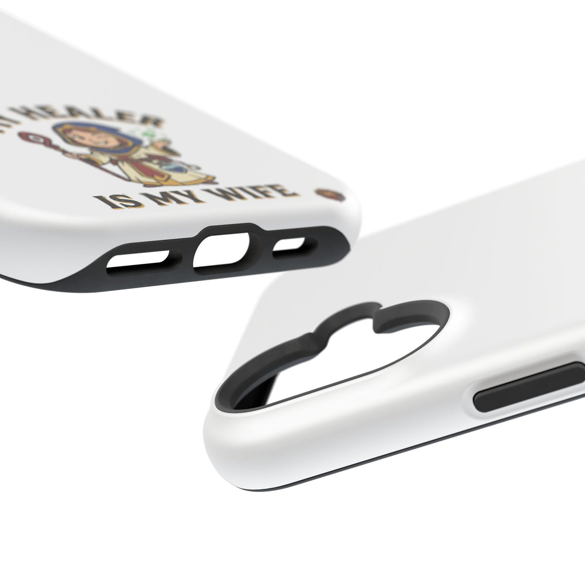 Phone Case — 'My Healer Is My Wife' Heavy-Duty Impact-Resistant Phone Case