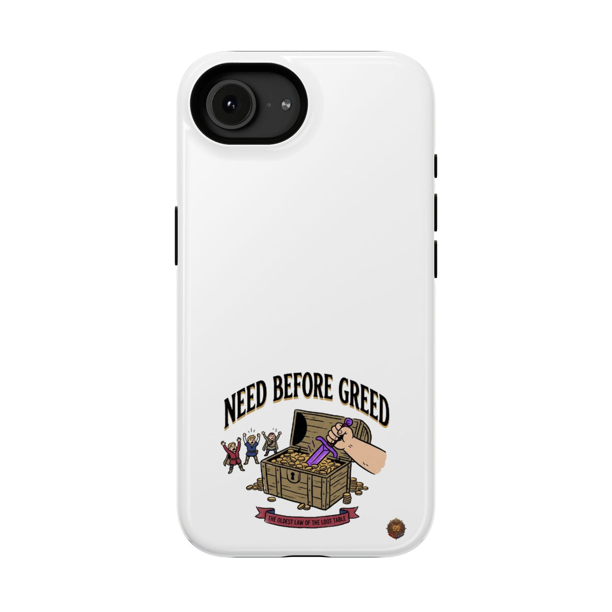 Phone Case — 'Need Before Greed' Heavy-Duty Impact-Resistant Phone Case