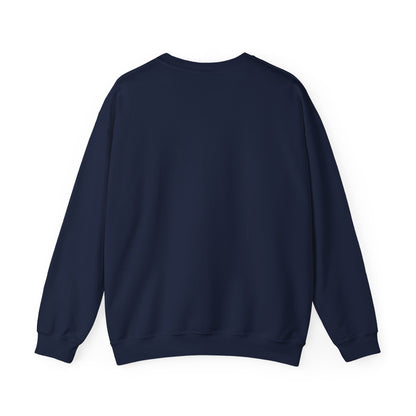 Crewneck Sweatshirt — Gothic Skull & Flames "Seven For Hell" Graphic