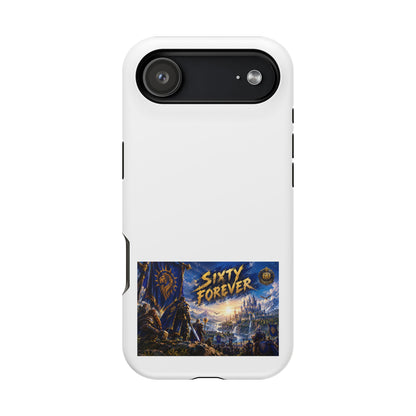 Sixty Forever – Blue Banner – Phone Case