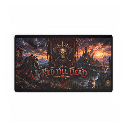 Red Till Dead – Desk Mat