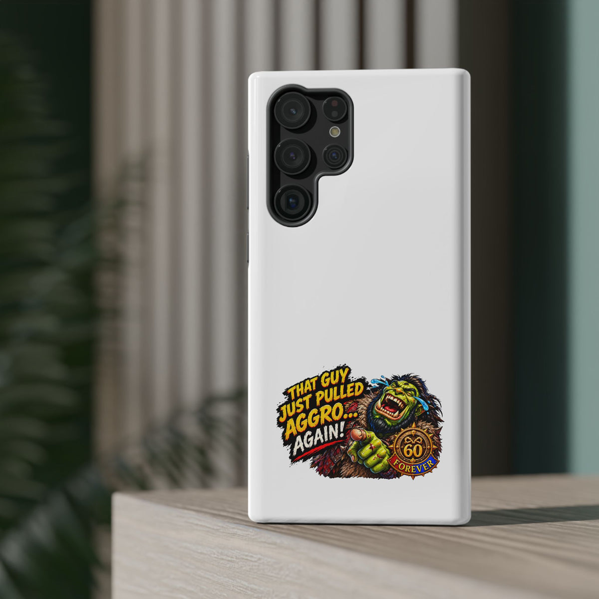 Phone Case — 'That Guy Just Pulled Aggro… Again' Heavy-Duty Impact-Resistant Phone Case